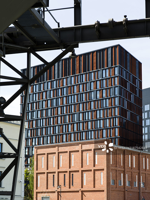 波兰罗兹EC1的现代再生建筑图片素材