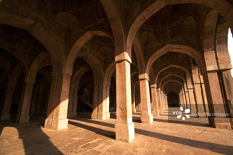 印度中央邦曼杜的阿什拉菲宫和贾马清真寺图片素材