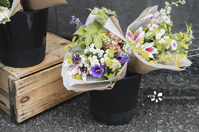 市场上的花束图片素材