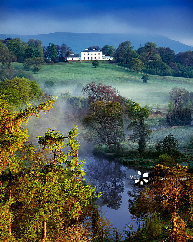 马龙庄园和巴内特庄园，贝尔法斯特，北爱尔兰图片素材