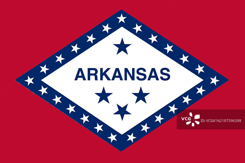 阿肯色州州旗图片素材