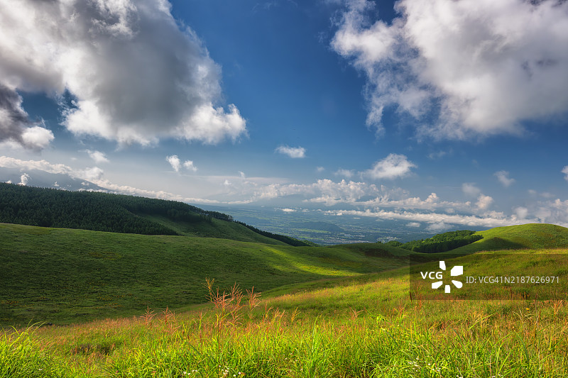 高地的一日夏季静修活动图片素材