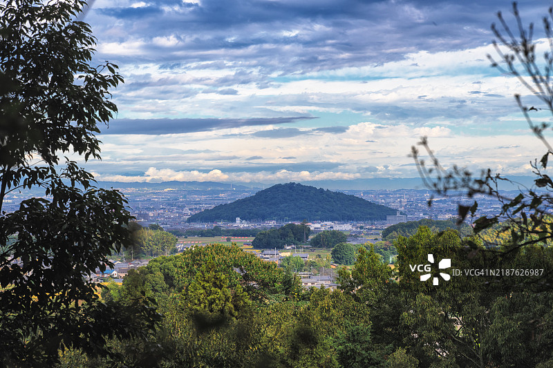 天香山的景色图片素材