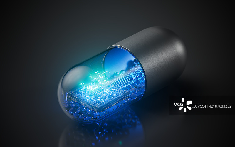 医疗保健中的人工智能，AI健康，数字医疗服务提供商，远程医疗，医疗技术图片素材