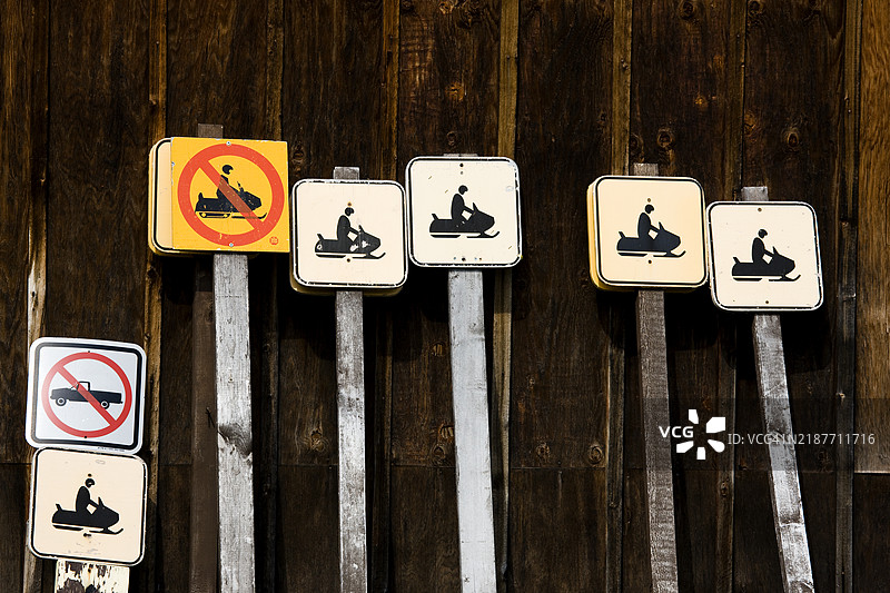 禁止雪地摩托标志图标图片素材