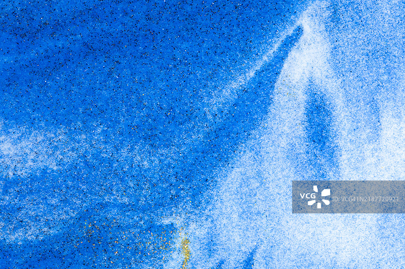 蓝白色闪光纹理沙画背景图片素材