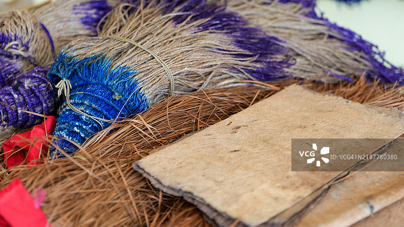 印尼蒂米卡的巴布亚高地阿蒙梅部落。图片素材