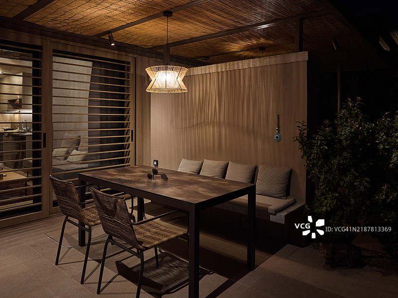 私人别墅的露台图片素材