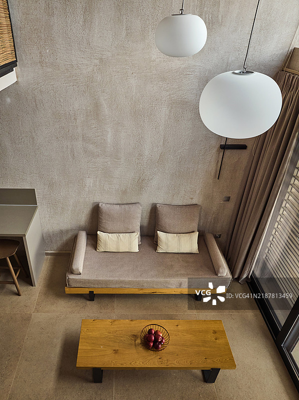 阁楼风格的别墅室内设计图片素材