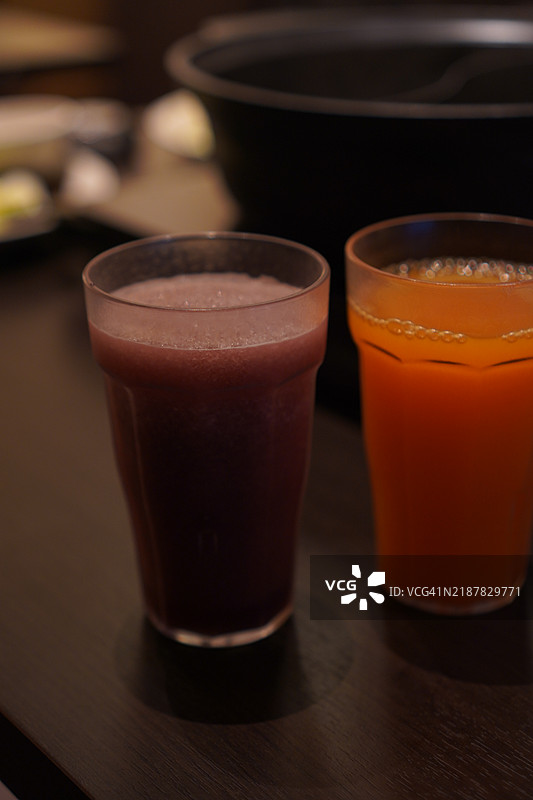 葡萄汁和橙汁图片素材