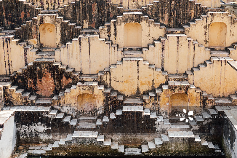 查恩德巴奥里及其阶梯的特写图像图片素材