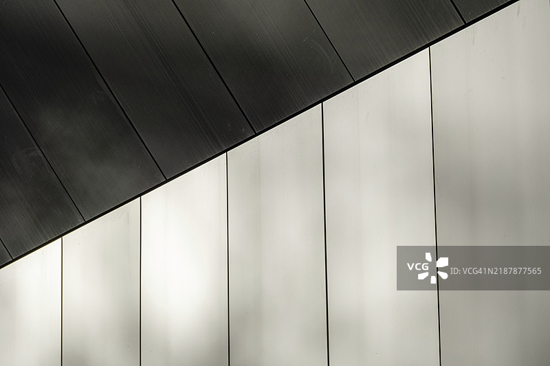 不锈钢板制成的墙壁图片素材