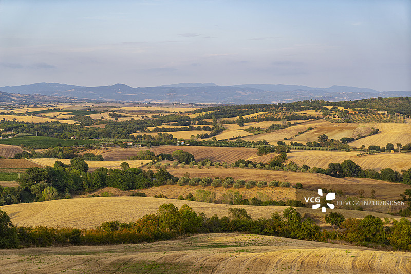 托斯卡纳，斯坎萨诺附近的风景图片素材