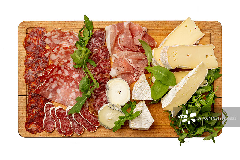 肉类和奶酪拼盘图片素材