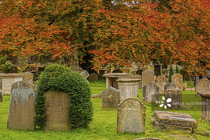 英国，格洛斯特郡，科茨沃尔德，西伦塞斯特图片素材
