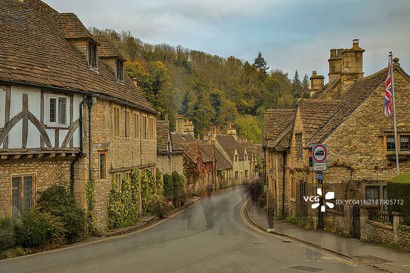 威尔特郡的城堡库姆，科茨沃尔德，英国图片素材
