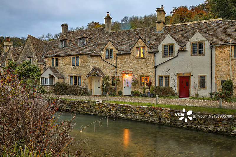 威尔特郡的城堡库姆，科茨沃尔德，英国图片素材