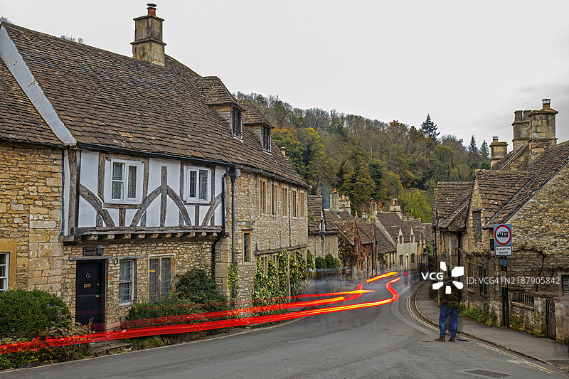 威尔特郡的城堡库姆，科茨沃尔德，英国图片素材