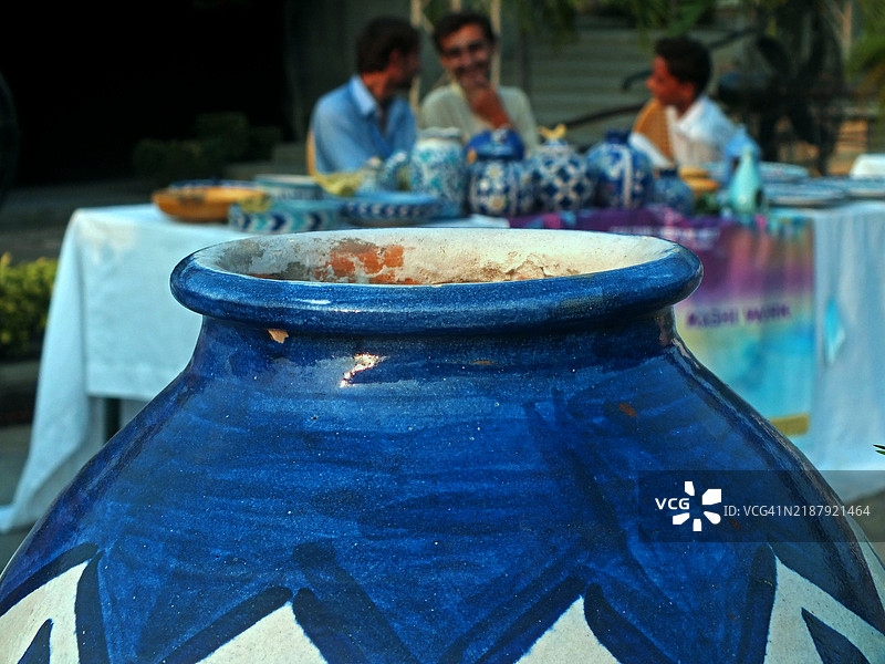 来自信德的各种纺织品和手工艺品图片素材