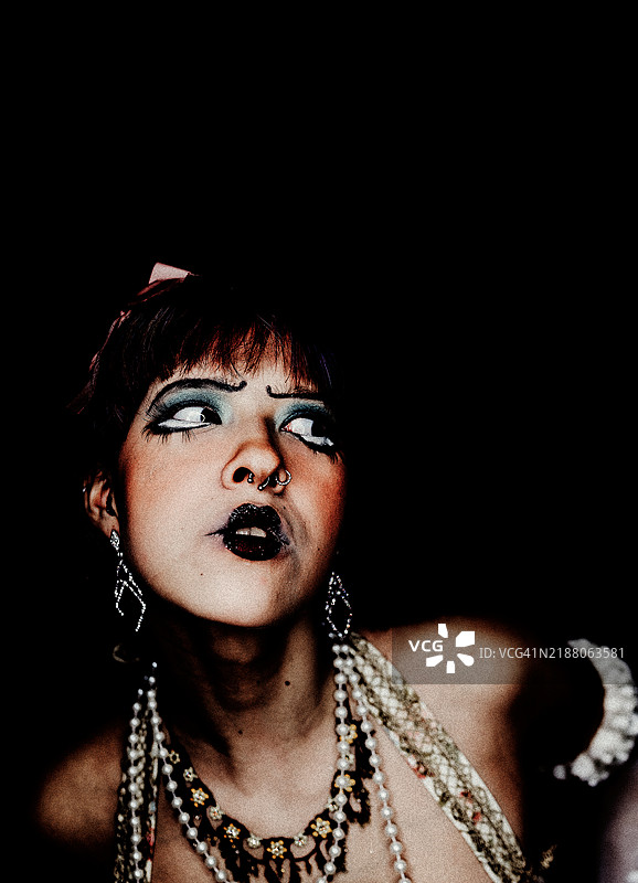 困惑。图片素材