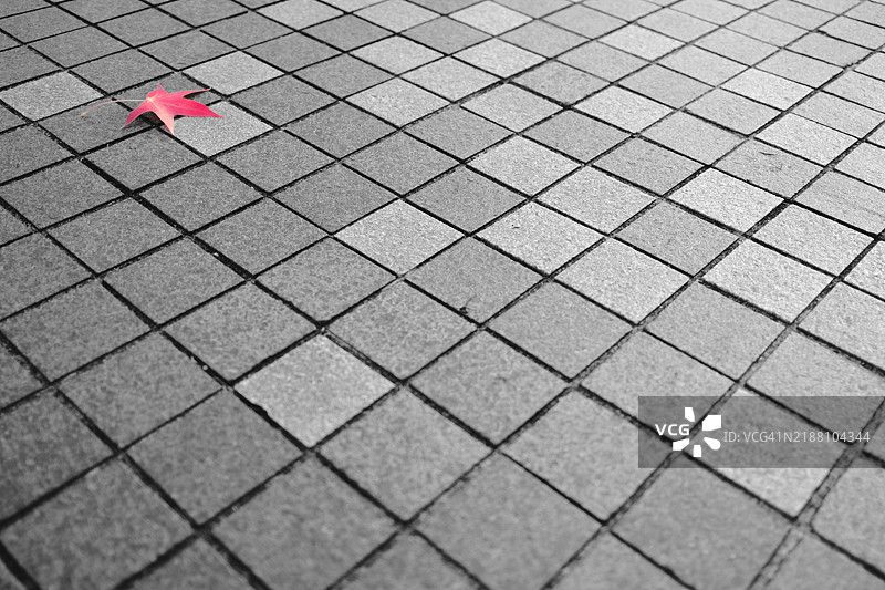 人行道的全景拍摄图片素材