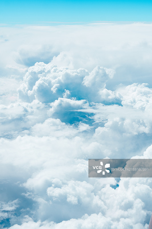 美国天空中的云层鸟瞰图图片素材