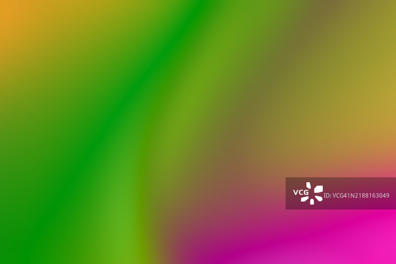 生动的绿色、黄色和粉色渐变抽象背景图片素材