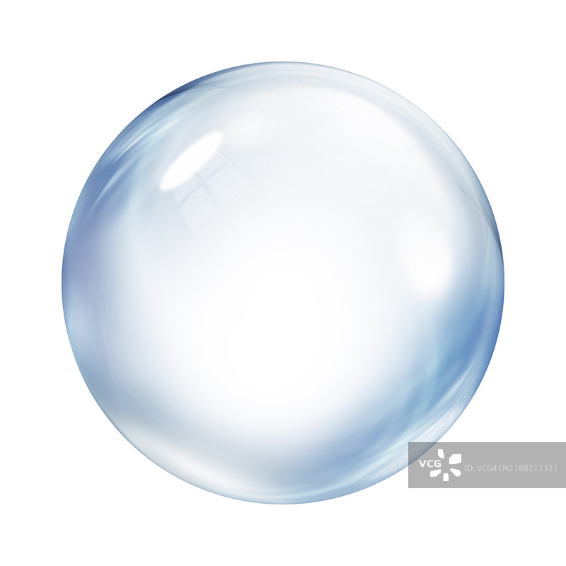 白色背景的气泡图片素材