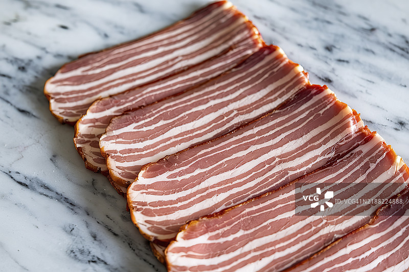 一张生培根片的照片图片素材