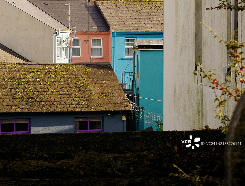 爱尔兰金塞尔的一栋房子的特写镜头图片素材