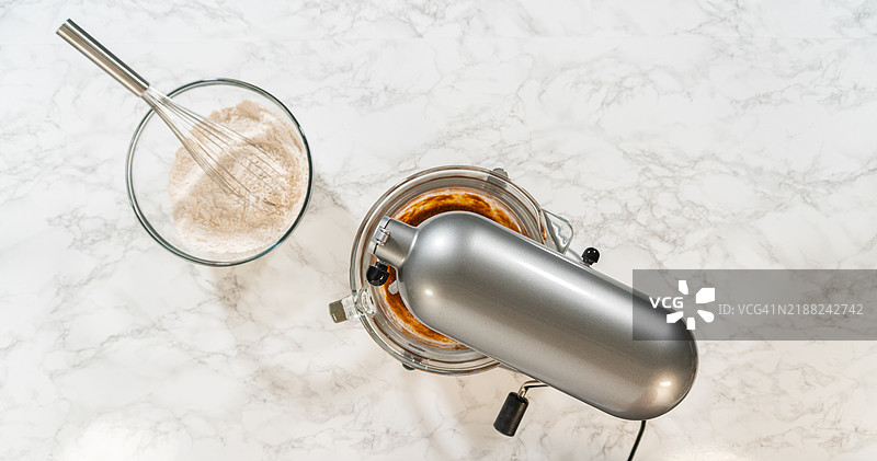 香橙姜饼饼干面团用于烘焙图片素材