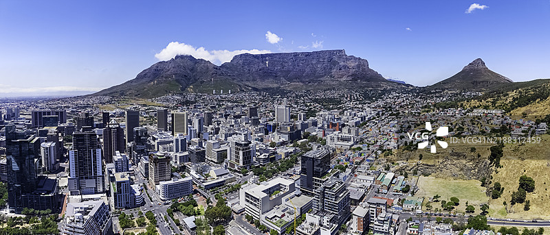 开普敦市与桌山图片素材