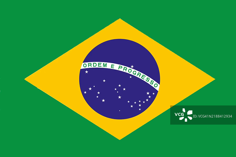 巴西国旗，巴西联邦共和国图片素材