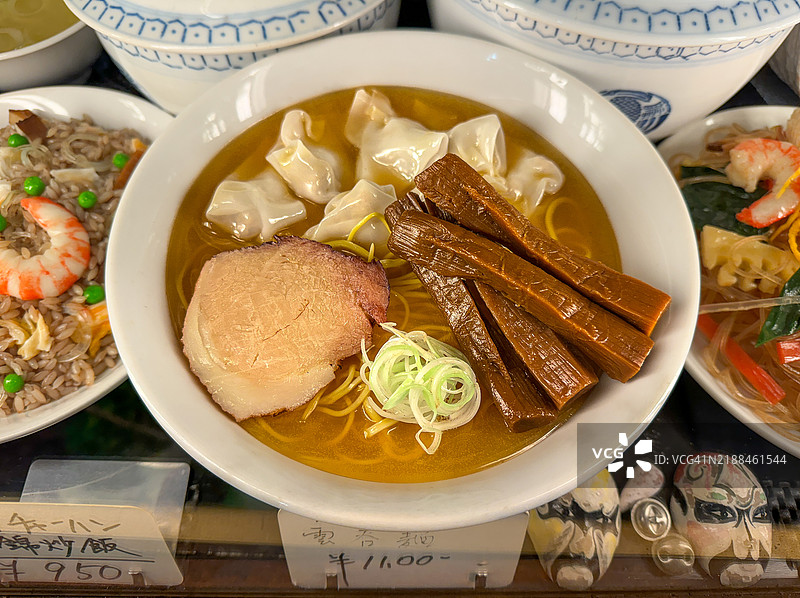 云吞面汤食品模型图片素材