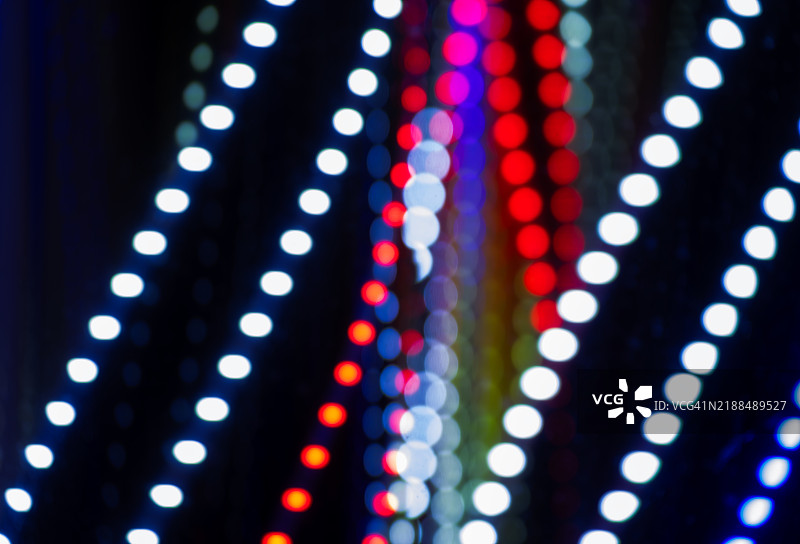 生动色彩的抽象散景灯光图片素材