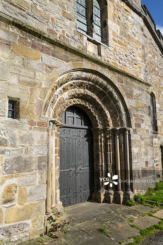 英格兰坎布里亚州柯克比朗斯代尔的圣玛丽教堂图片素材