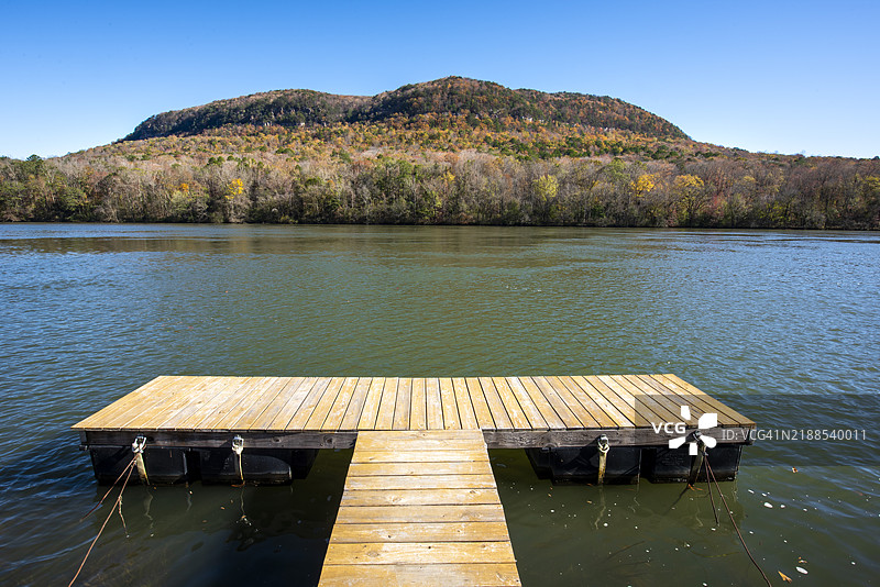 田纳西河上的码头图片素材