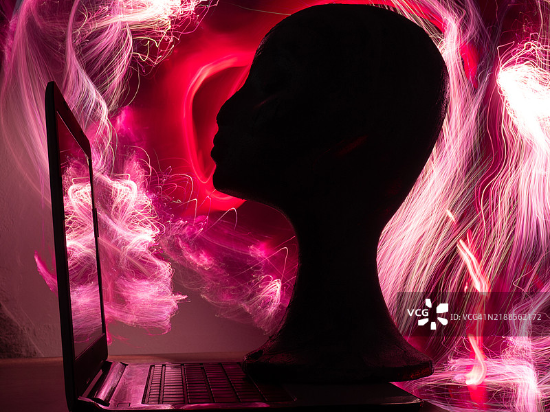 身份盗窃概念。图片素材