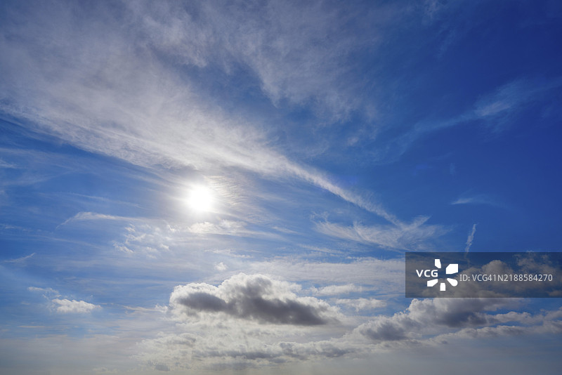 完美的蓝天与白云图片素材