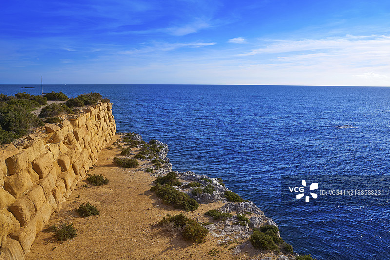 西班牙阿利坎特的诺瓦塔巴尔卡地中海图片素材