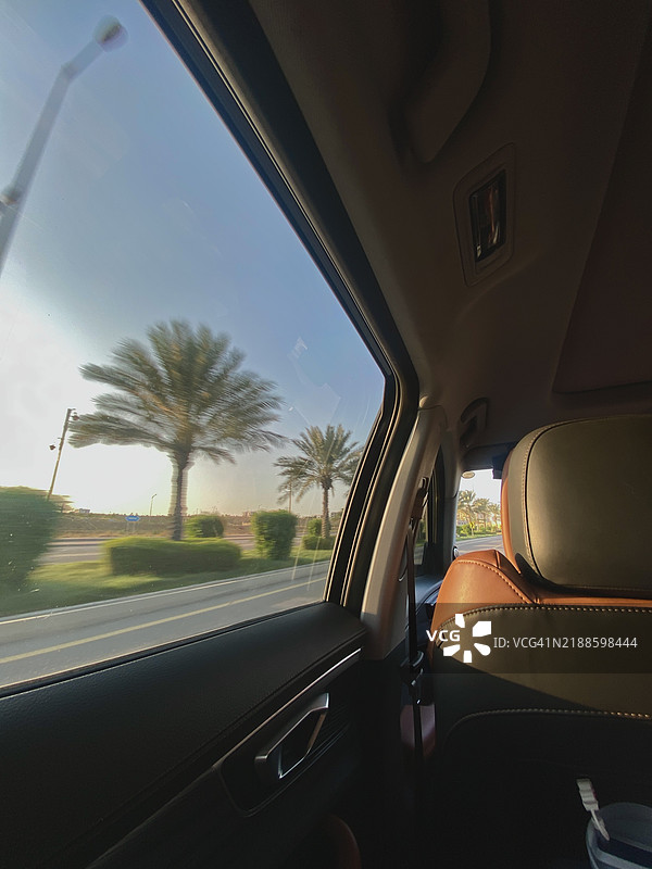 汽车窗户特写，卡拉奇，信德省，巴基斯坦图片素材