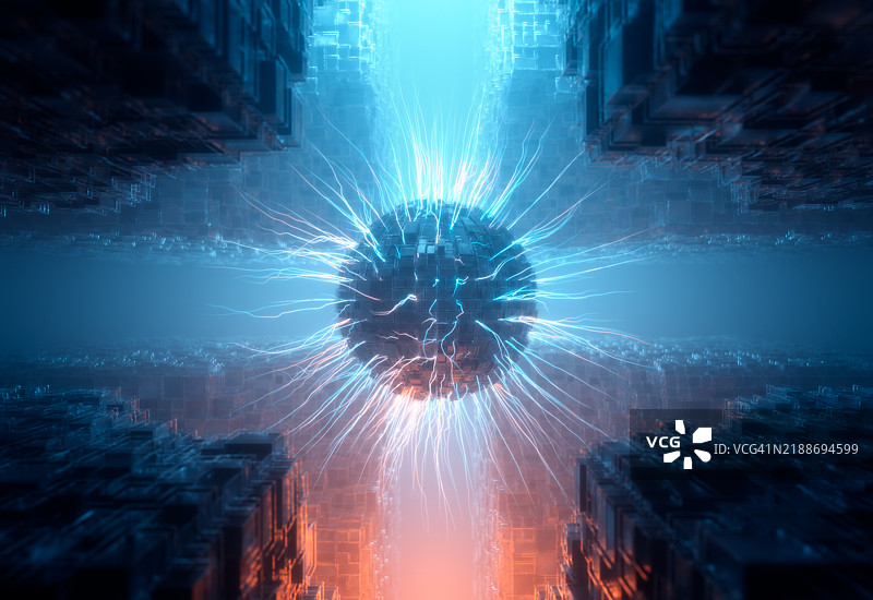 未来的球体图片素材