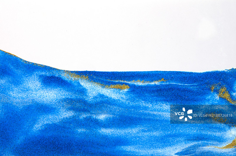 蓝白色闪光纹理沙画背景图片素材