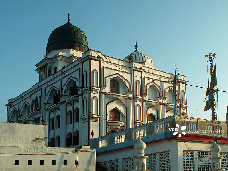 苏菲圣人贾米尔·沙赫·达塔尔的神龛外观图片素材