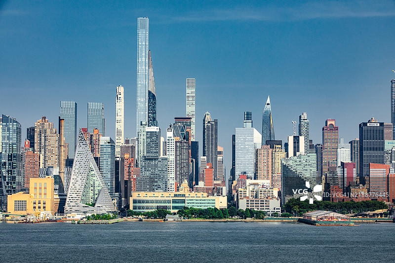曼哈顿天际线图片素材