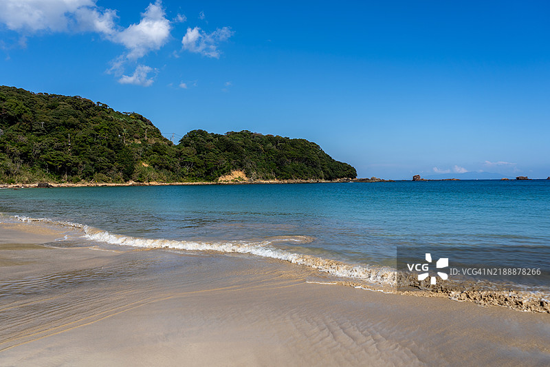 索图拉海滩风景视图图片素材