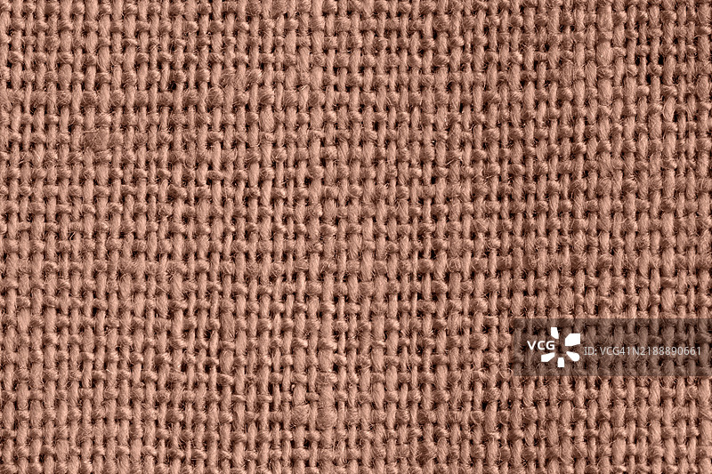 天然亚麻布料纹理，棕色，摩卡慕斯色亚麻纺织背景图片素材