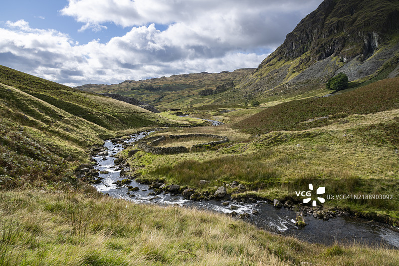 肯特米尔，湖区，坎布里亚，英格兰图片素材