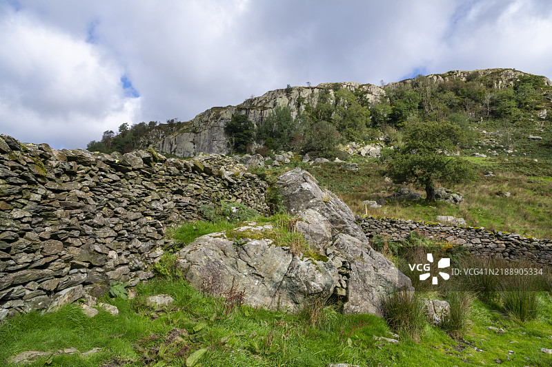 肯特米尔，湖区，坎布里亚，英格兰图片素材