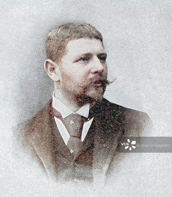 法国律师费尔南-古斯塔夫-加斯顿·拉博里肖像，他在当时一些最著名的政治案件中为被告辩护（著名客户包括阿尔弗雷德·德雷福斯，最终被宣判无罪）。图片素材